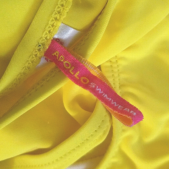Apollo Swimwear Yellow Swimsuit - Picture 6 of 6